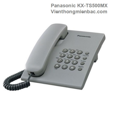 Điện thoại bàn Panasonic KX-TS 500MX  (Xám)